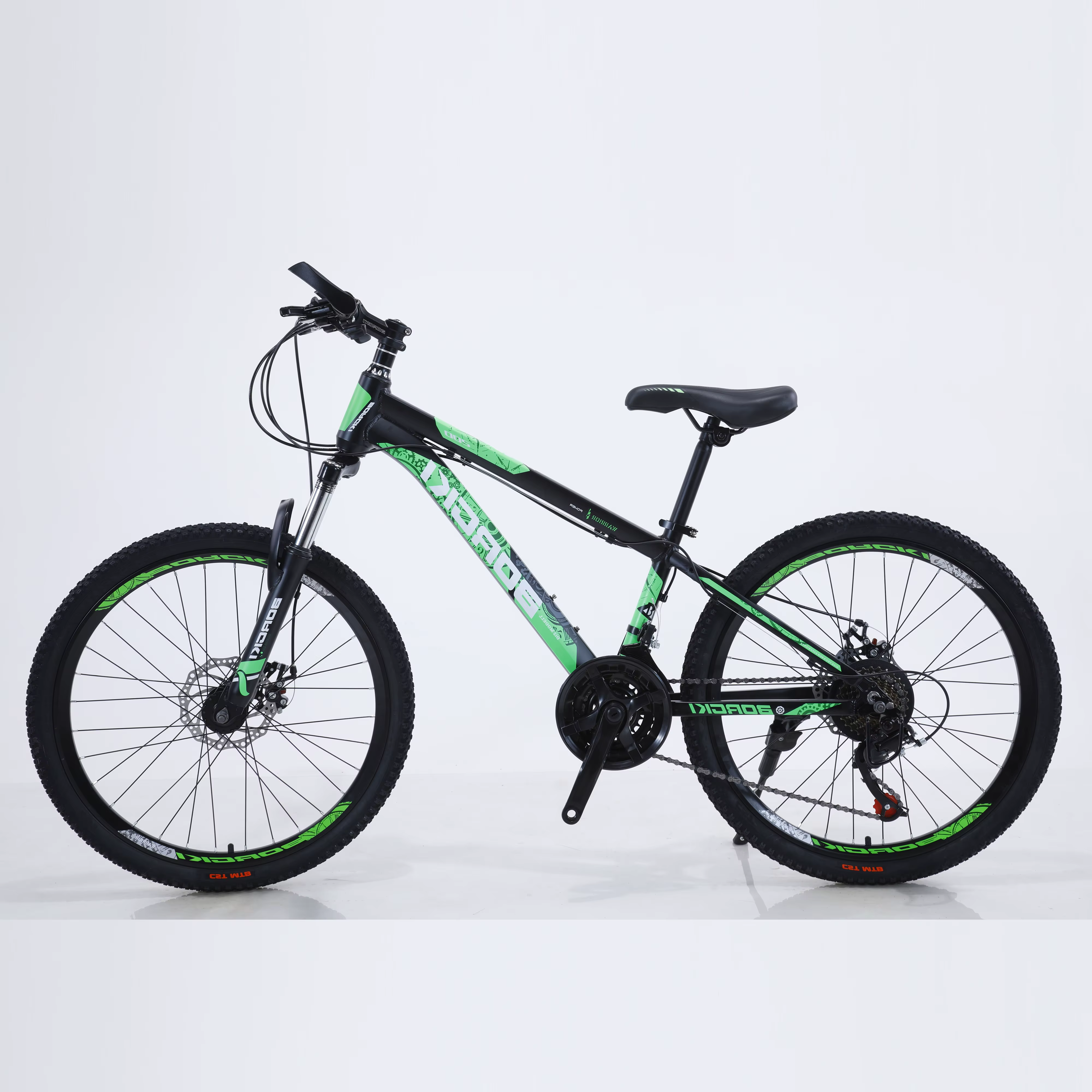 Haute qualité 2021 aluminium 26 pouces magnésium vélo plein alliage cadre jante 21 vitesses VTT 27.5