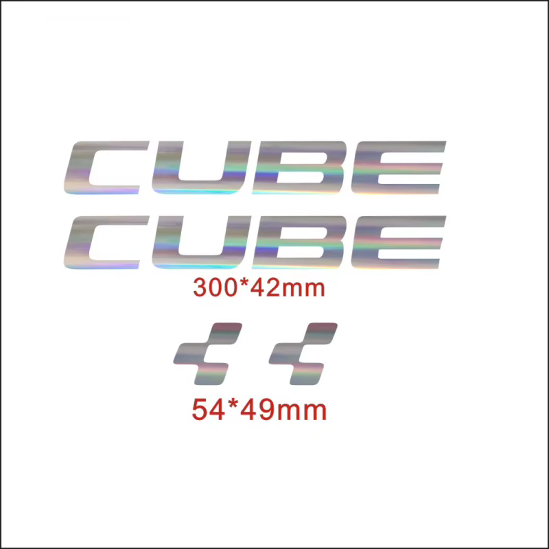 Autocollants décoratifs pour cadre de vélo CUBE