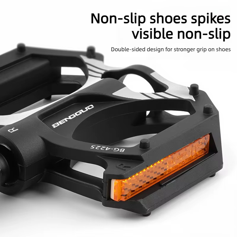 Pédales de vélo en nylon diamanté durables