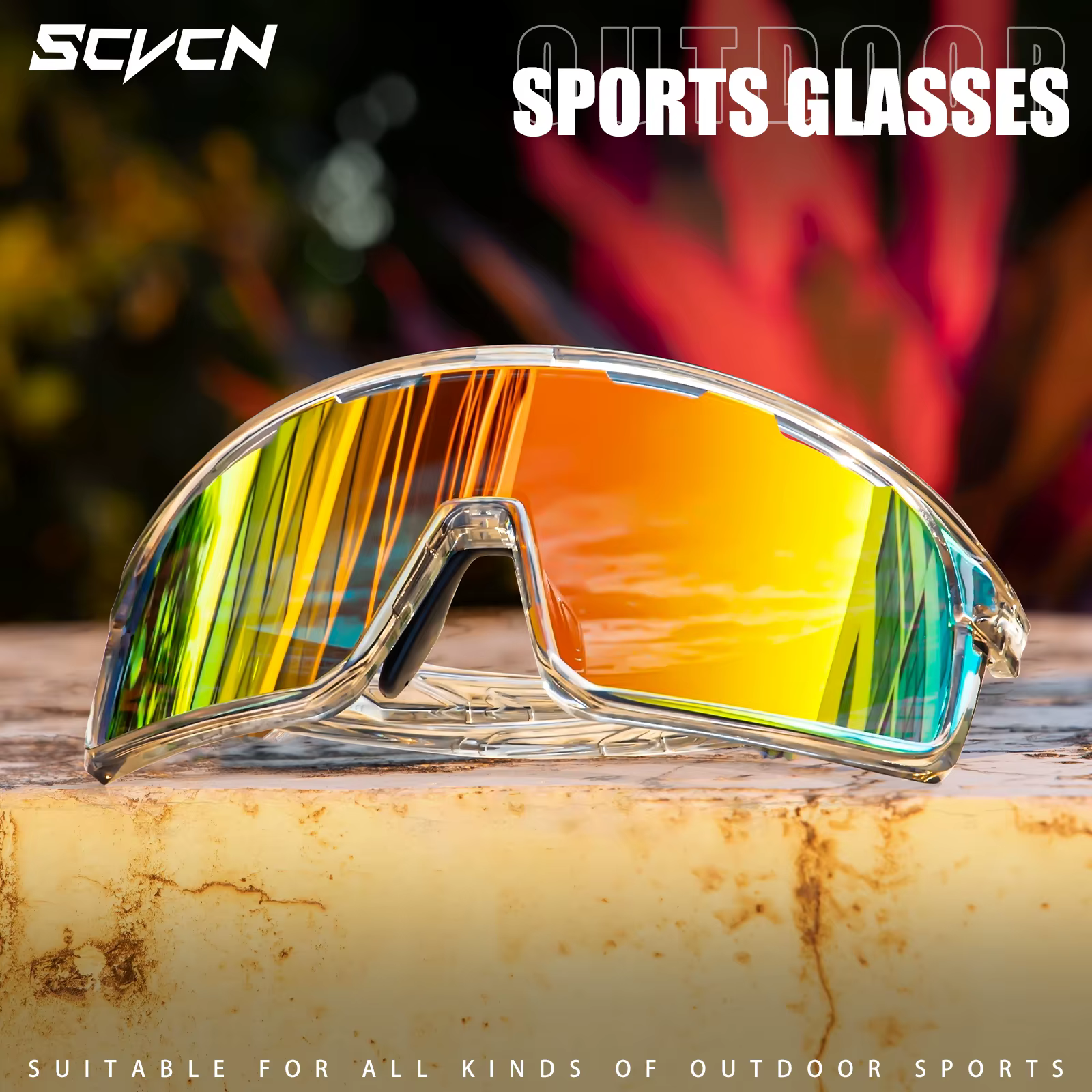 SCVCN lunettes de cyclisme vtt vélo de route