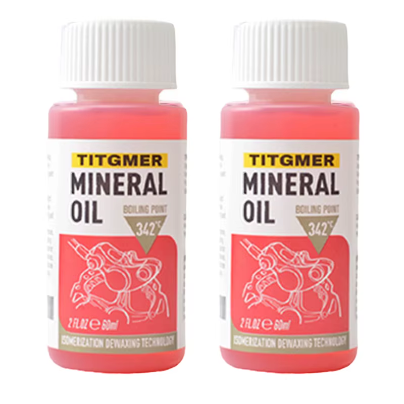 1/2/4/6/8/10/12 pièces système d'huile minérale de frein de vélo 60ml huile fluide cyclisme vélos de montagne pour