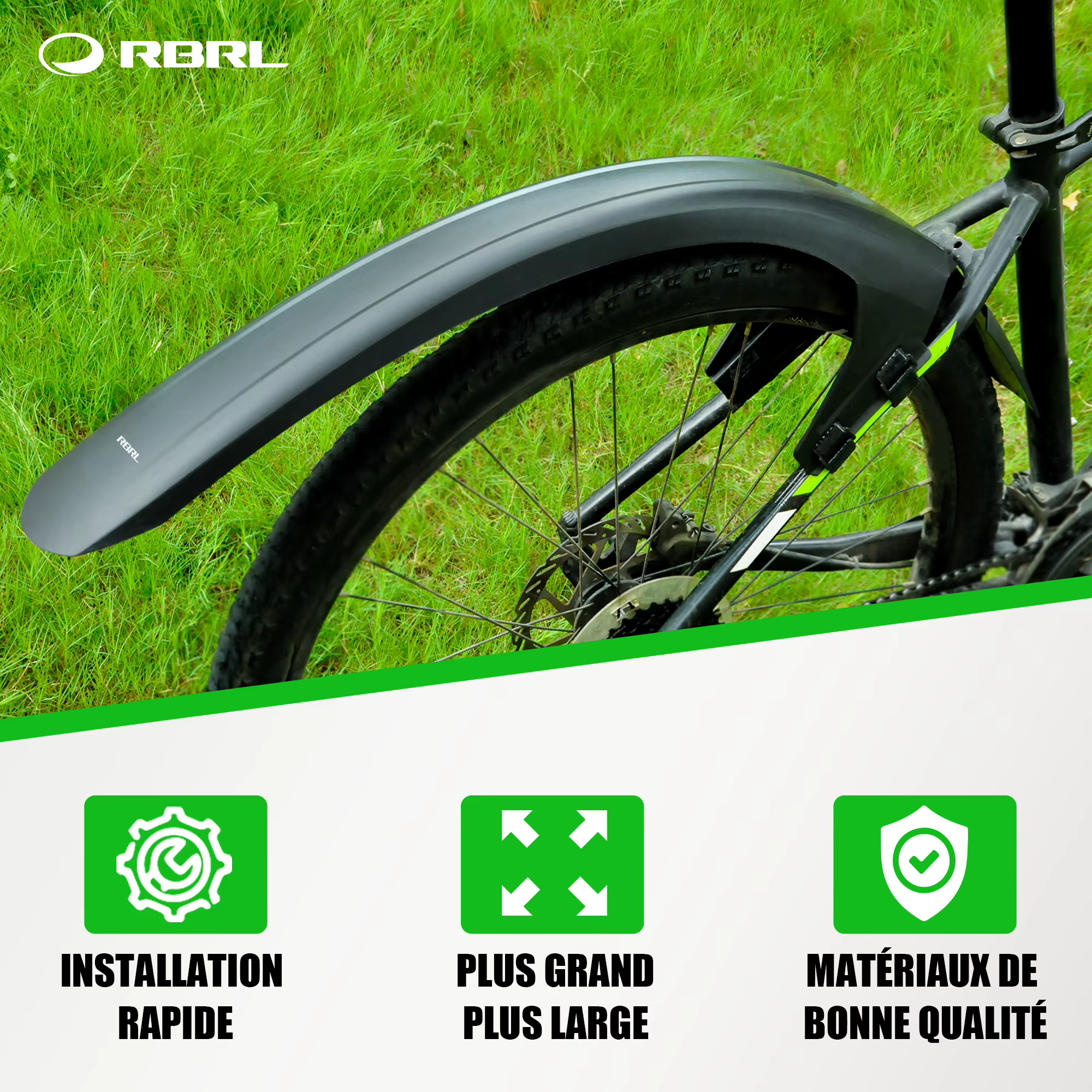 RBRL garde-boue vtt couverture complète