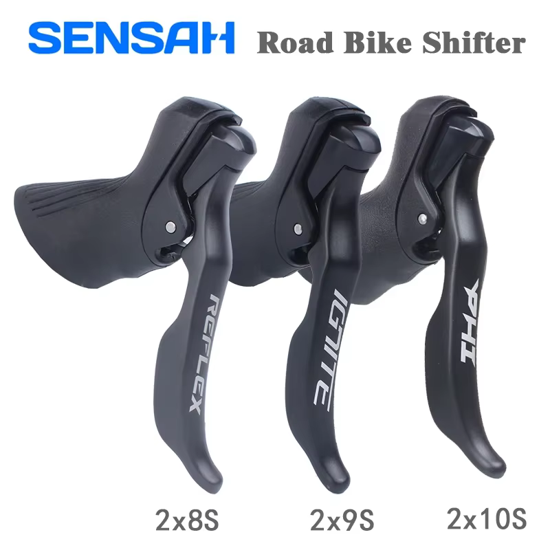 SENSAH manettes de vitesse de vélo de route 2x7 2x8 2x9 2x10 levier de frein