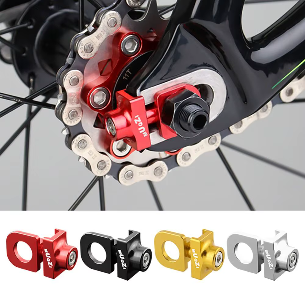 Tendeur de chaîne de vélo à vitesse unique, pour BMX, équipement fixe pliable