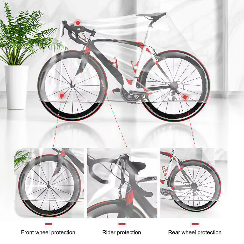 Housse de protection imperméable et anti-UV pour vélos, abri extérieur anti-poussière et résistant à la pluie, grande capacité pour plusieurs vélos