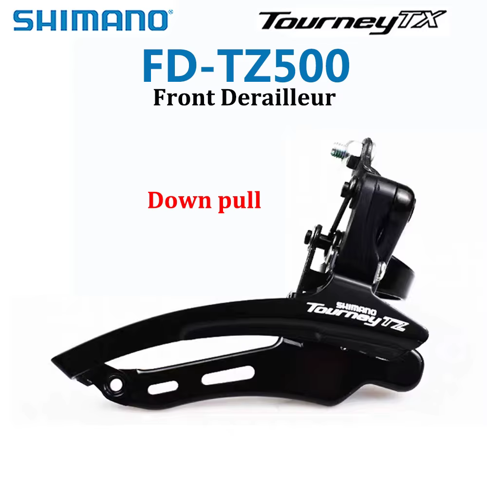Shimano Tourney TZ FD TZ500 dérailleur avant de vélo FD-TZ500 support de bande de serrage 31.8mm 3x6/7 vitesse partie
