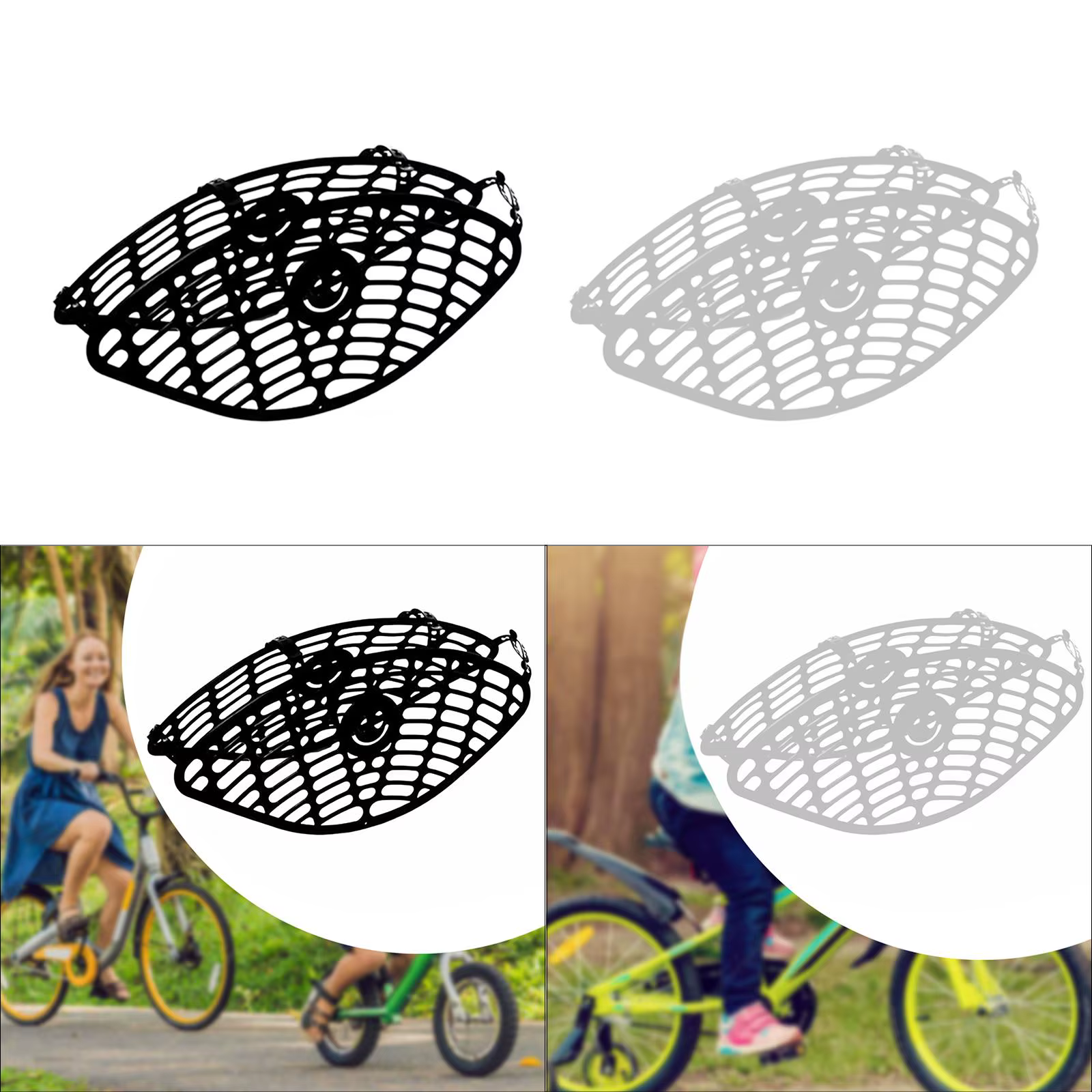 Filet de protection pour siège arrière de vélo