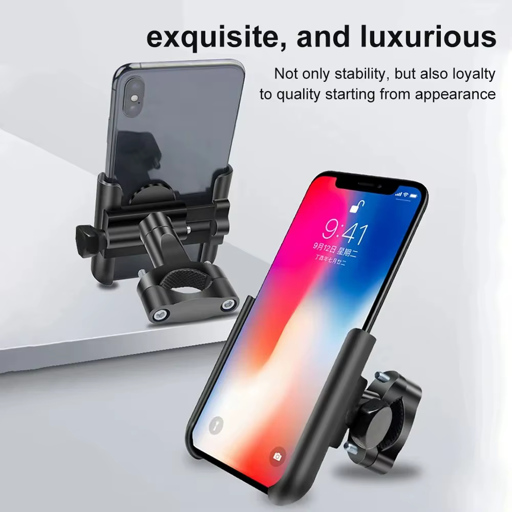 Support de téléphone de vélo en alliage d'aluminium