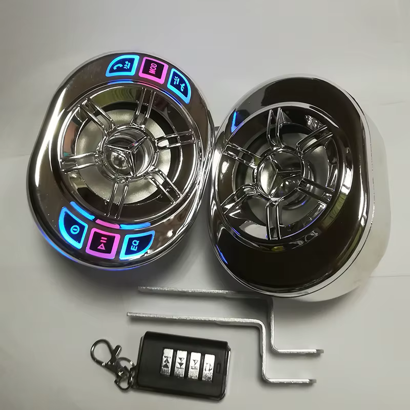 Hautréusstéréo étanches pour moto, Bluetooth, lecteur MP3, audio FM, scooter à moteur, vélo, RL UTV, 3.5 pouces
