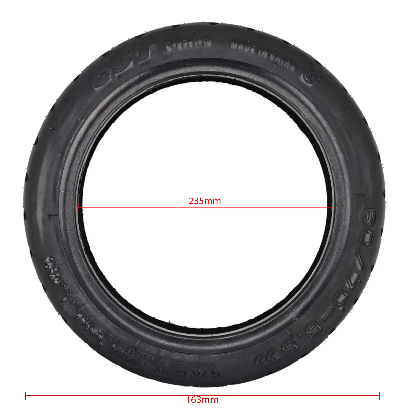 Pneu CST 60 70-6.5 pour trottinette électrique Xiaomi 4 Pro/5/5 Pro/5 Max