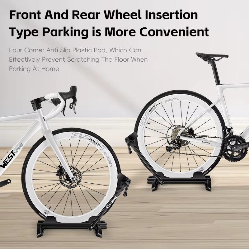 Support de stationnement pour vélo à double poteau WEST BIKING