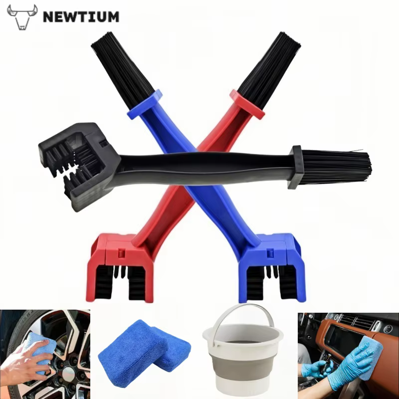 Kit combiné de nettoyage de chaîne de moto et de vélo