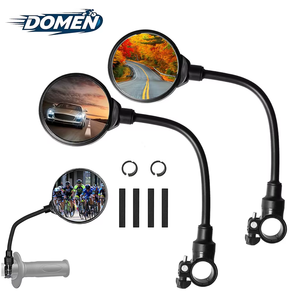 DOMEN – rétroviseurs de guidon de vélo rotatifs à 360 degrés