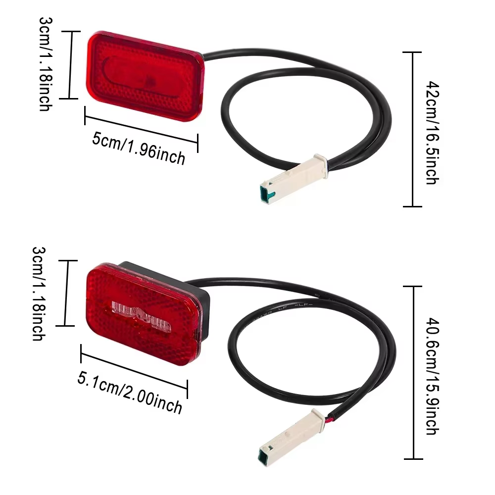 Enquêter arrière pour scooter électrique, feu arrière pour Xiaomi ata 3 Lite, frein, iode, clignotant, garde-boue, accessoires de scooter