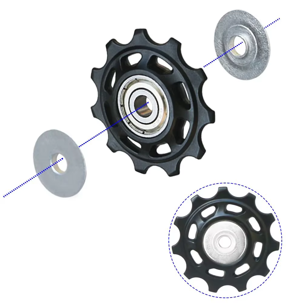 Guide de roue de poulie de dérailleur arrière de vélo 11T 12T 13T 14T