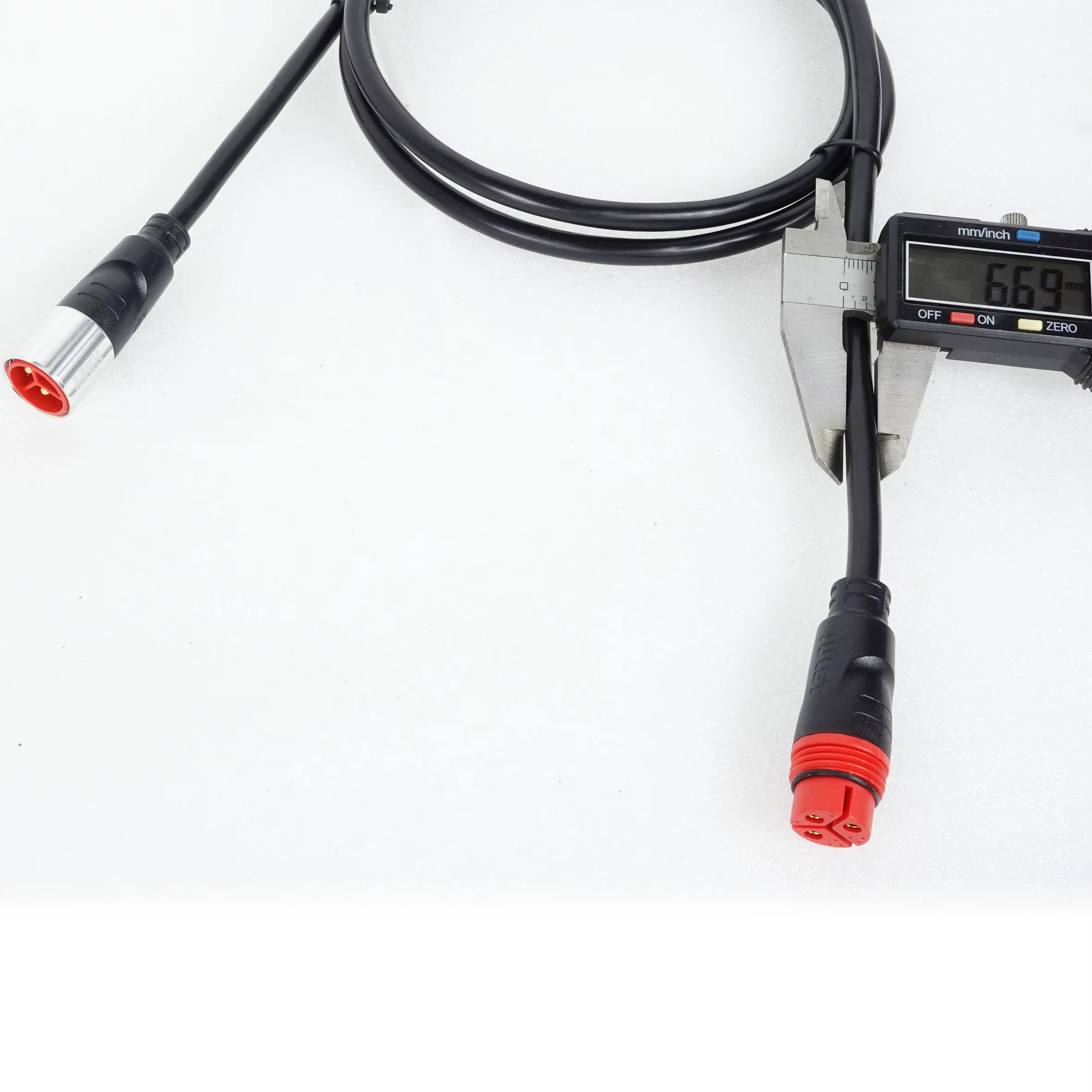 Câble de moteur pour vélo électrique 9 broches 500-2000W 140cm avec connecteur étanche fileté
