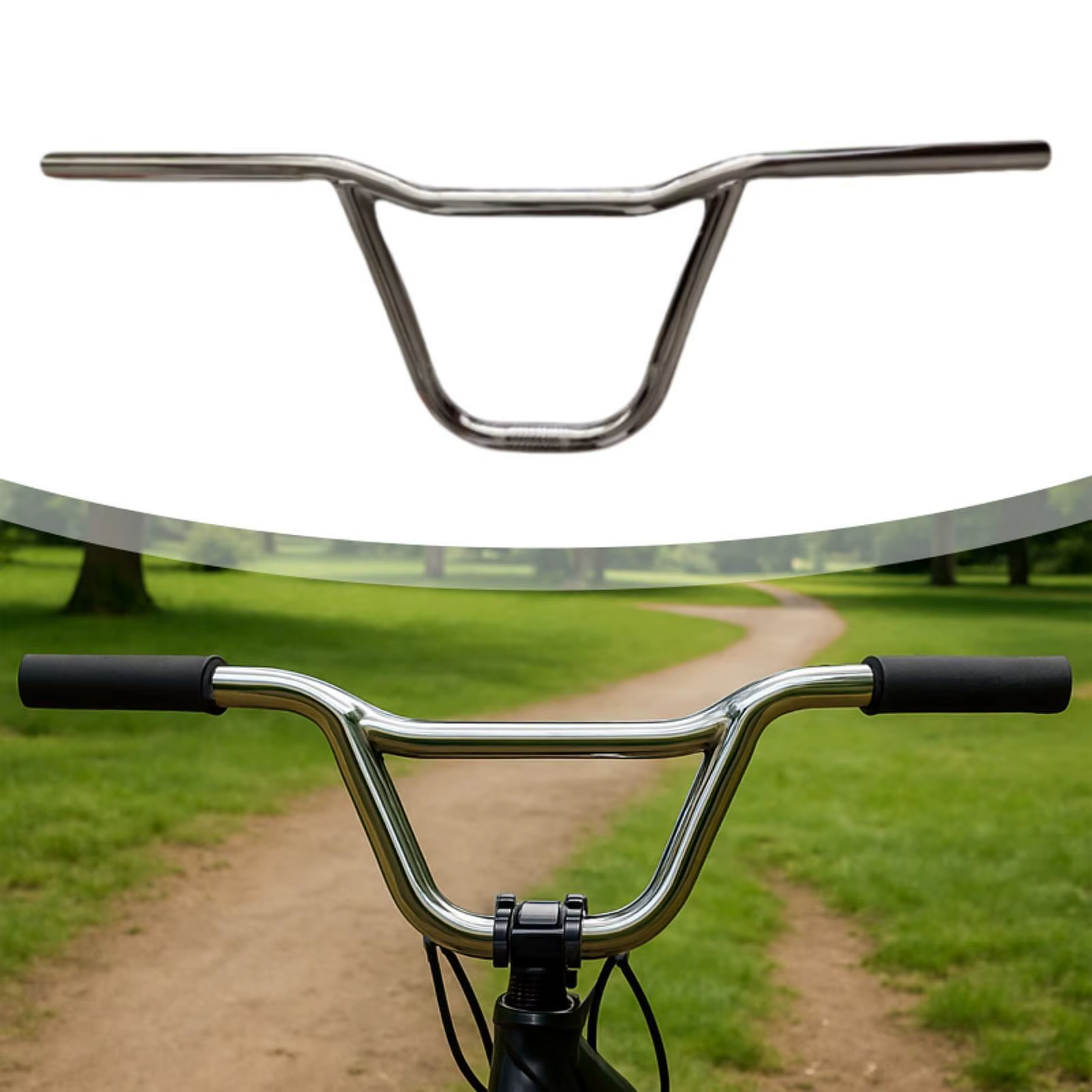 Guidon de vélo léger, barre de poignée pour mise à niveau et réparation