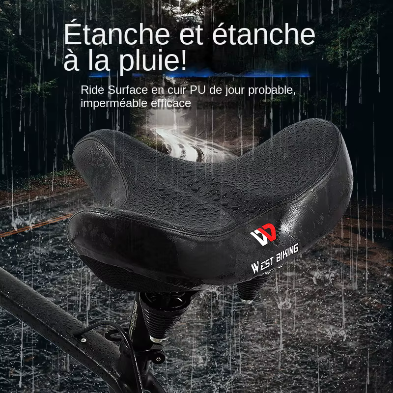 WEST BIKING – selle de vélo ergonomique et souple