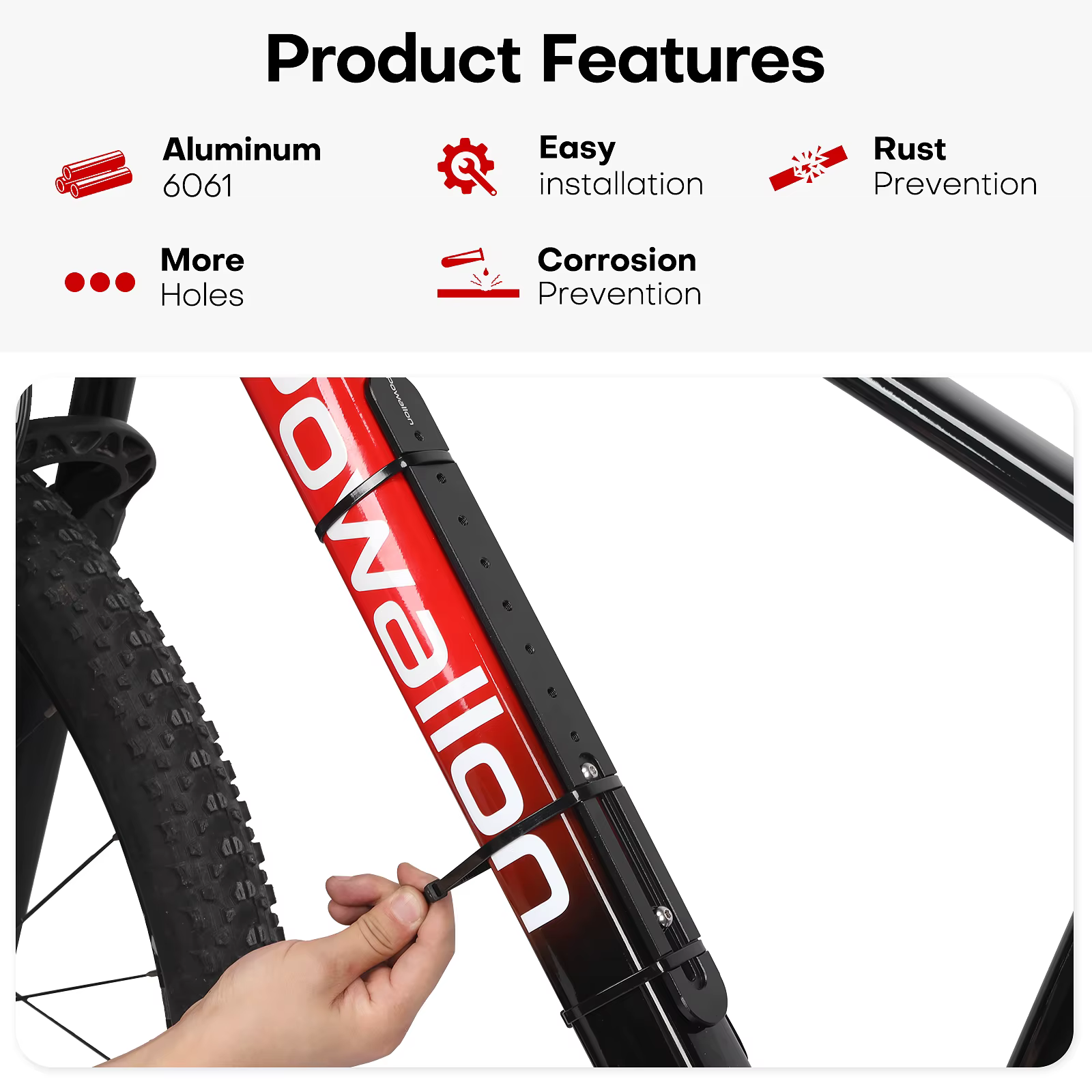 Support de batterie pour vélo électrique