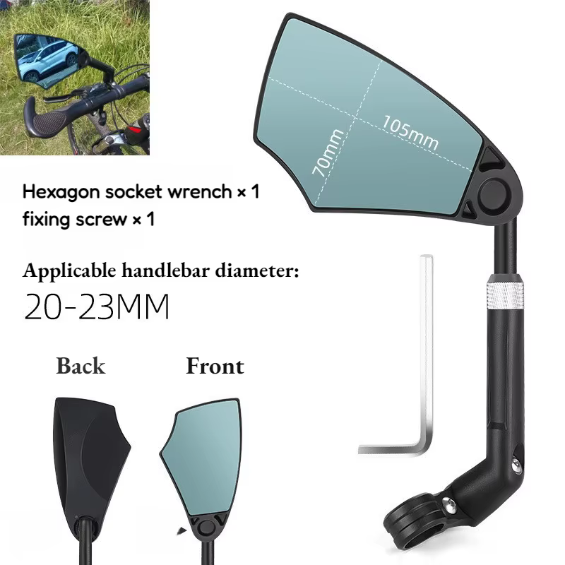 Rétroviseurs de guidon de vélo