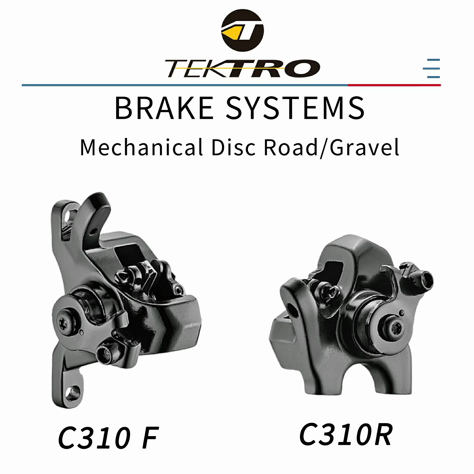TEKTRO Frein MD-C310F MD-C310R Disque Mécanique Route Gravier Vélo Câble