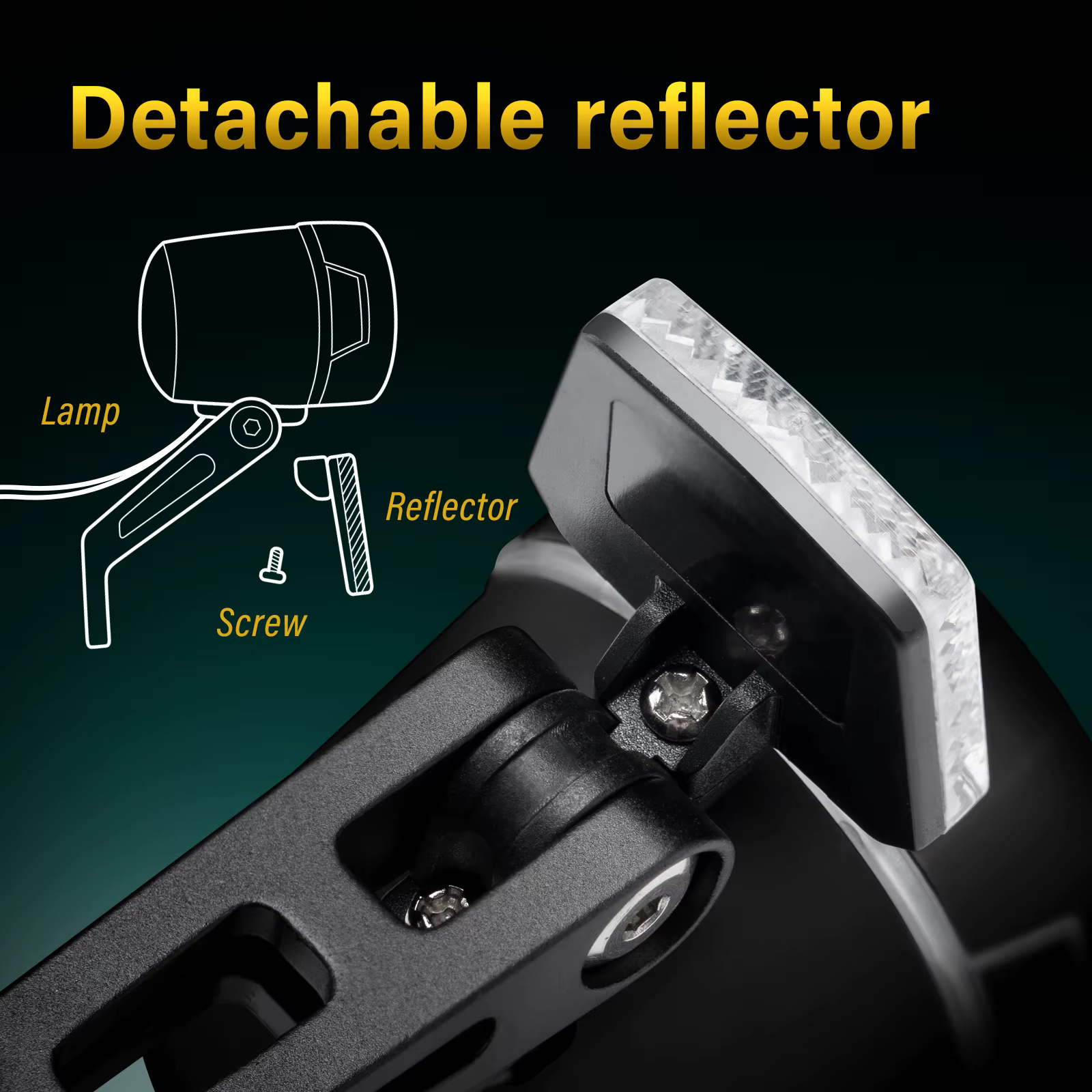 Dynamo e-bike lumière avant 100-120 LUX entrée AC 6-48V vélo 8W phare LED accessoires