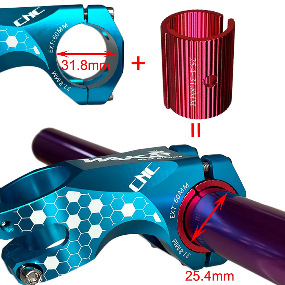 Adaptateur de cale d'ouverture de guidon de vélo