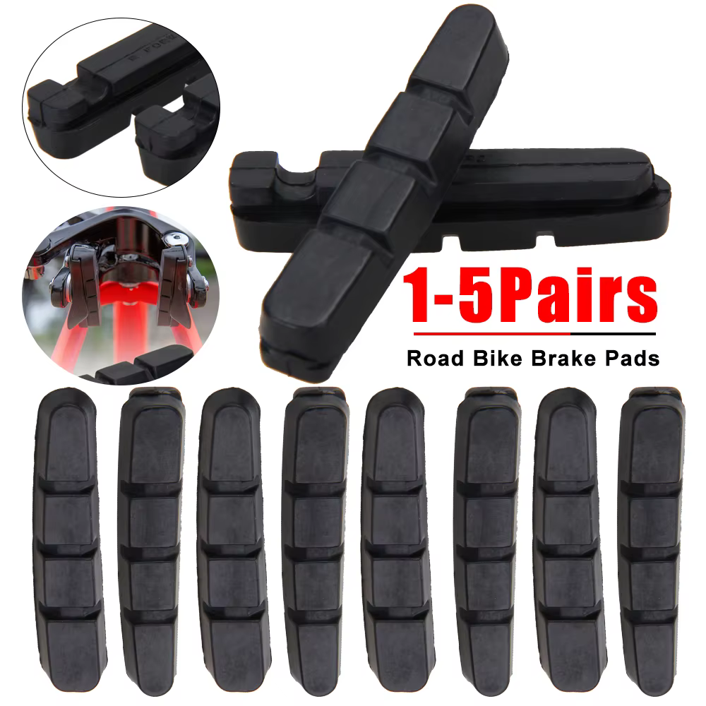 1-5 paires de plaquettes de frein de vélo de route