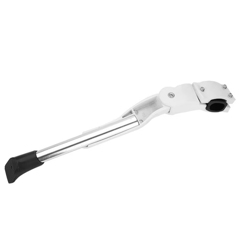 Béquille de vélo en alliage d'aluminium blanc, convient pour 20 "24" 26"