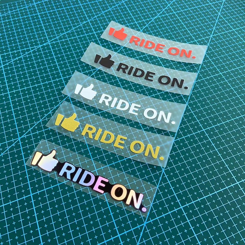 Autocollant en vinyle imperméable pour cadre de vélo, pour personnalisation et décoration du tube supérieur et du guidon de VTT