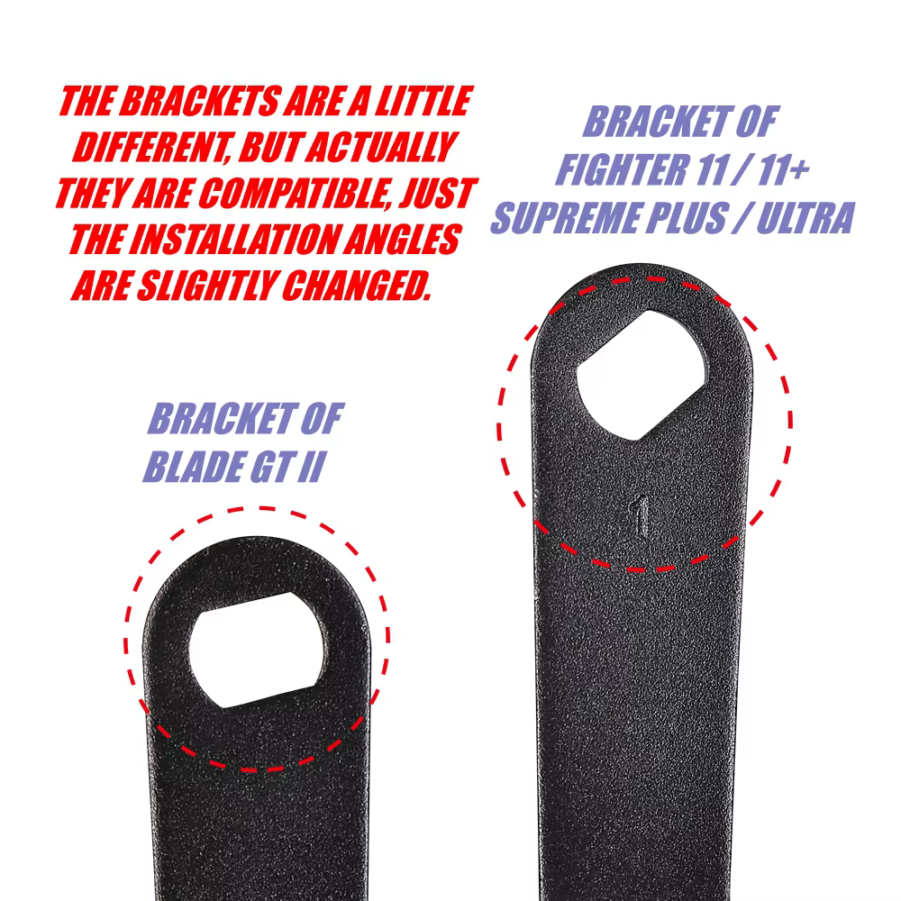 Garde-boue d'origine TEVERUN de 11 pouces pour trottinette électrique FIGHTER 11 11+ SUPREME PLUS ULTRA BLADE GT II