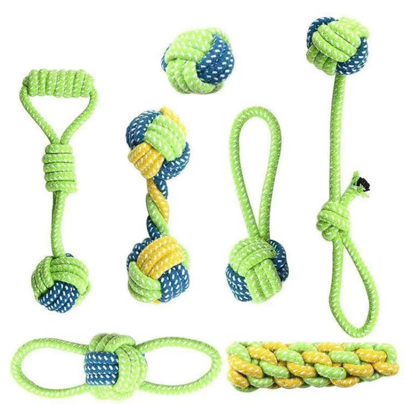 Jouets pour chiens de compagnie pour grands et petits chiens, corde en coton interactive, Mini jouets pour chiens, accessoires, brosse à dents, jouet pour chiot à mâcher