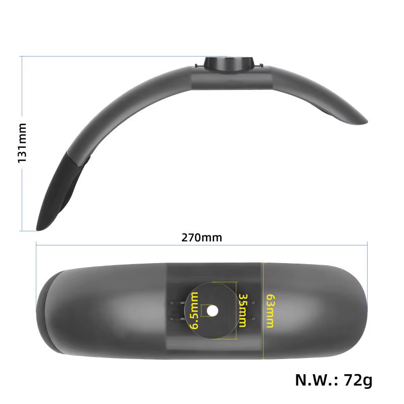 Garde-boue avant pour Scooter électrique Xiaomi M365 Pro Pro2 1S MI3 4pro 4 Pro Kickscooter