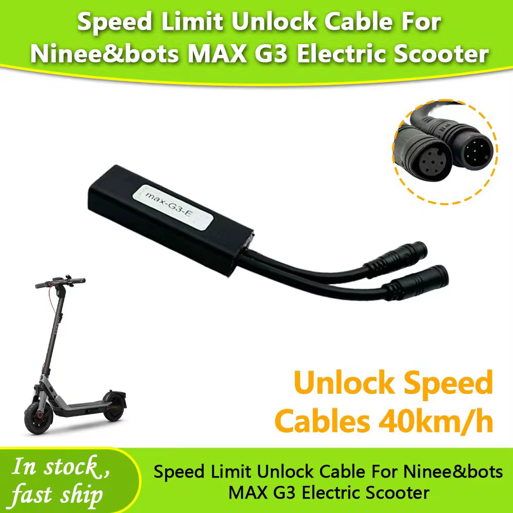 Câble de déverrouillage du limiteur de vitesse pour trottinette électrique Ninebot Max G3 – Accessoire de remplacement