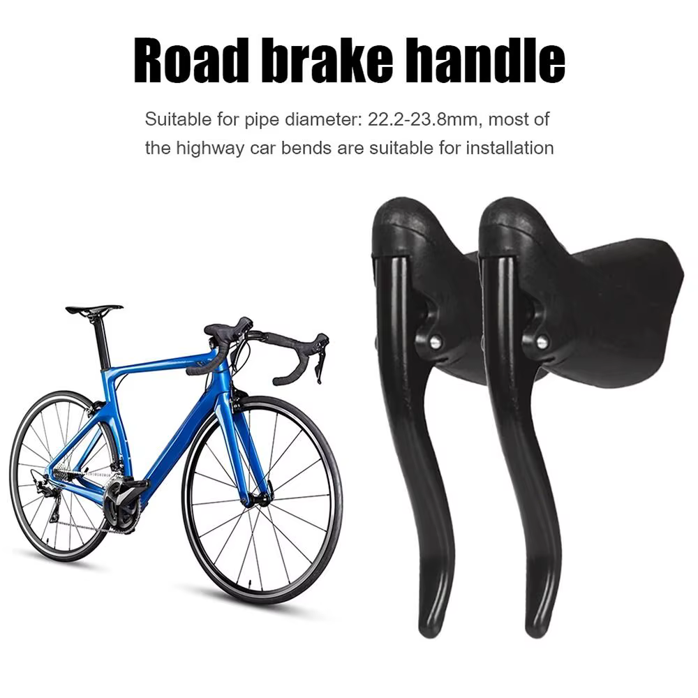 Levier de frein de vélo 1 paire en aluminium Durable guidon