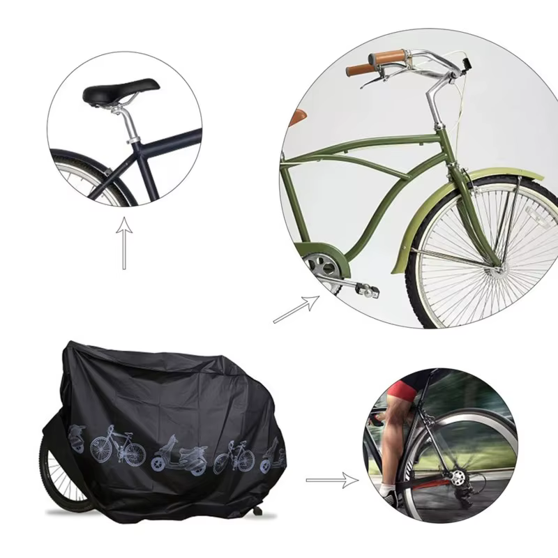 Housse de pluie imperméable pour équipement de vélo