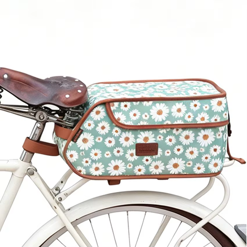 Sac de porte-bagages arrière pour vélo TOURBON en toile