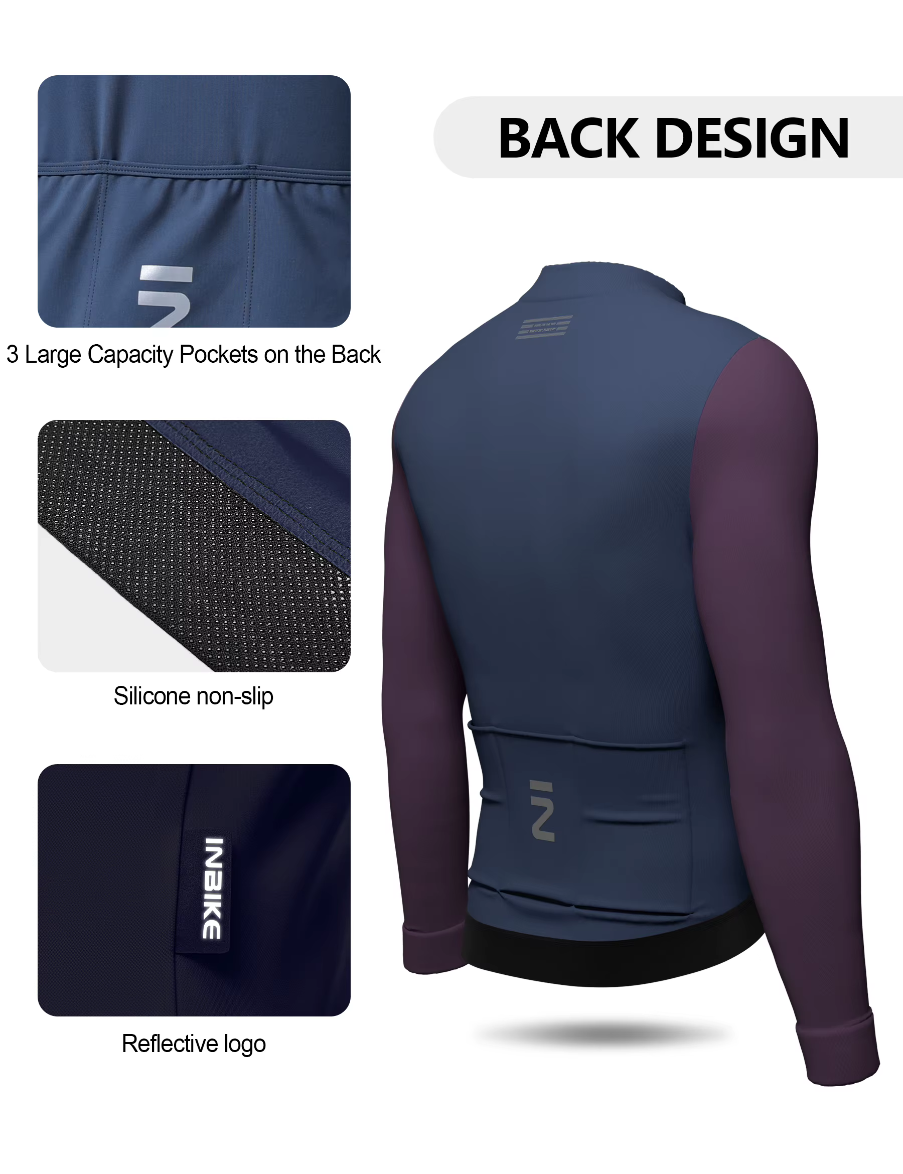 INBIKE – vêtements de cyclisme d'hiver pour hommes