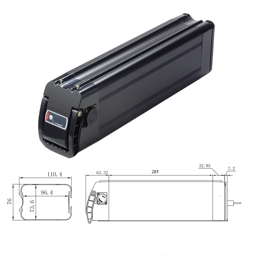 Batterie lithium-ion JETECH JT-EBB10-21 36V 10Ah 10.4Ah pour vélo électrique Moovy