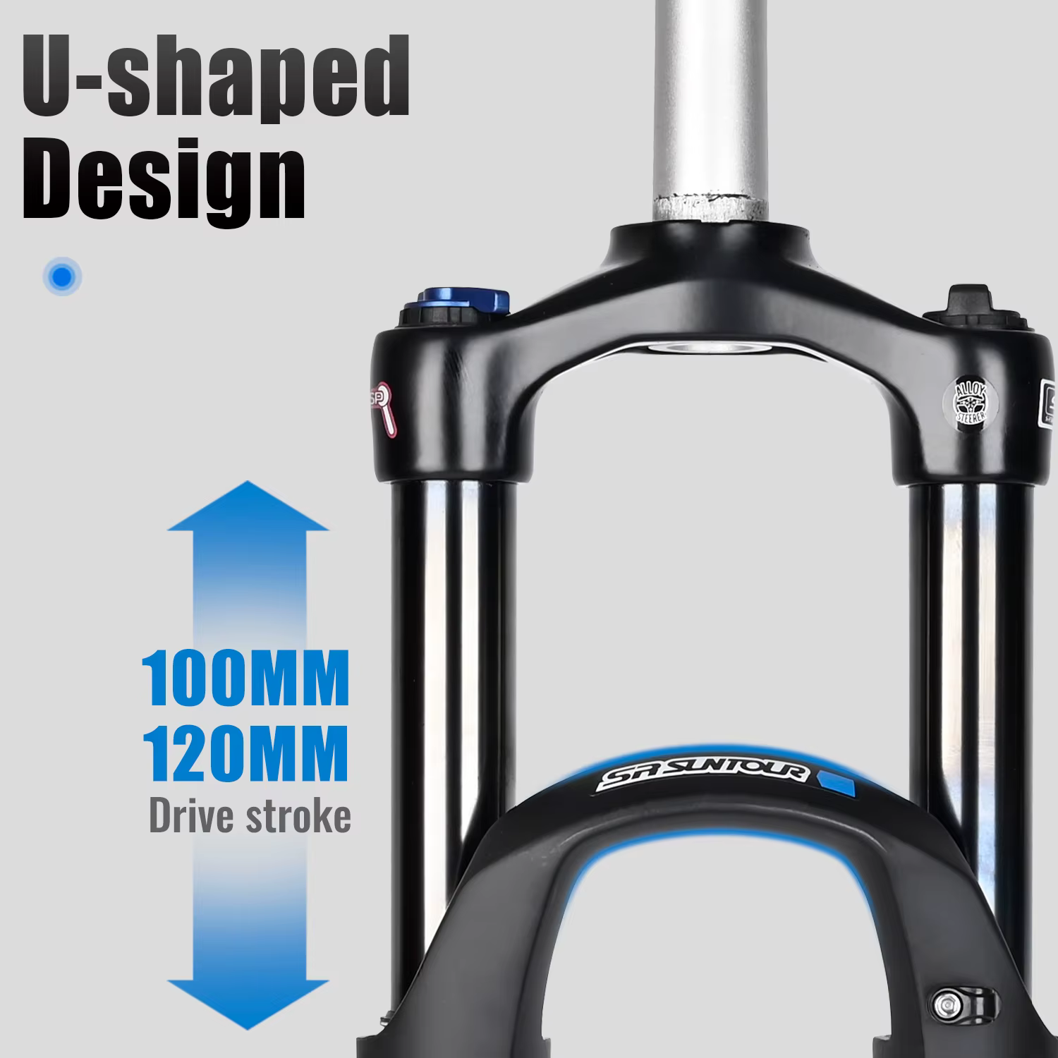 Fourche de suspension SR SUNTOUR XCR pour VTT