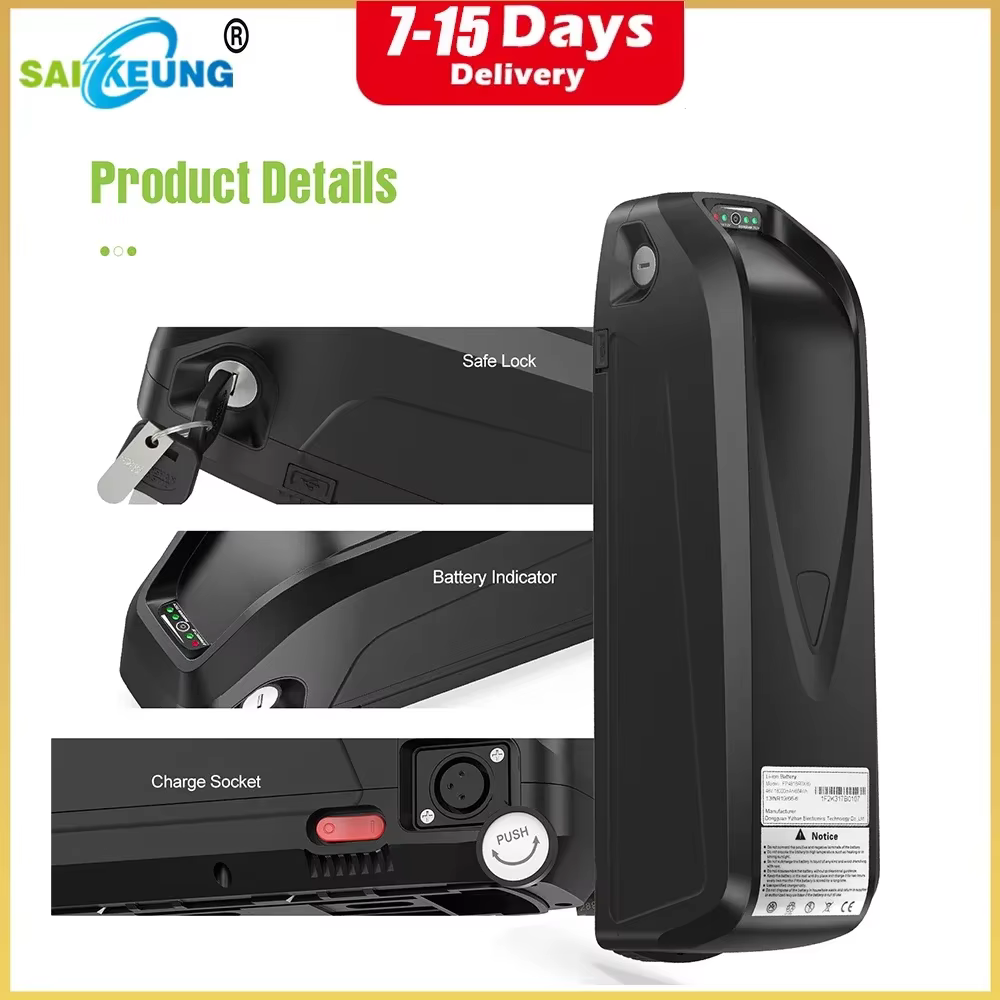 Batterie Vélo Électrique Hailong 48V Chamrede 36V 52V 60V 72V 48V 20Ah 30Ah 35Ah 40Ah 50Ah 60Ah 2000W