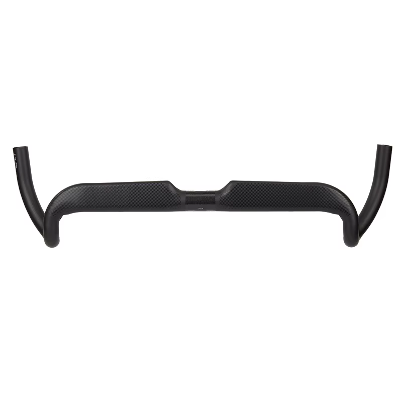 Guidon de vélo de route en carbone mat 37 Degrees Drop 80mm avec câblage entièrement intégré