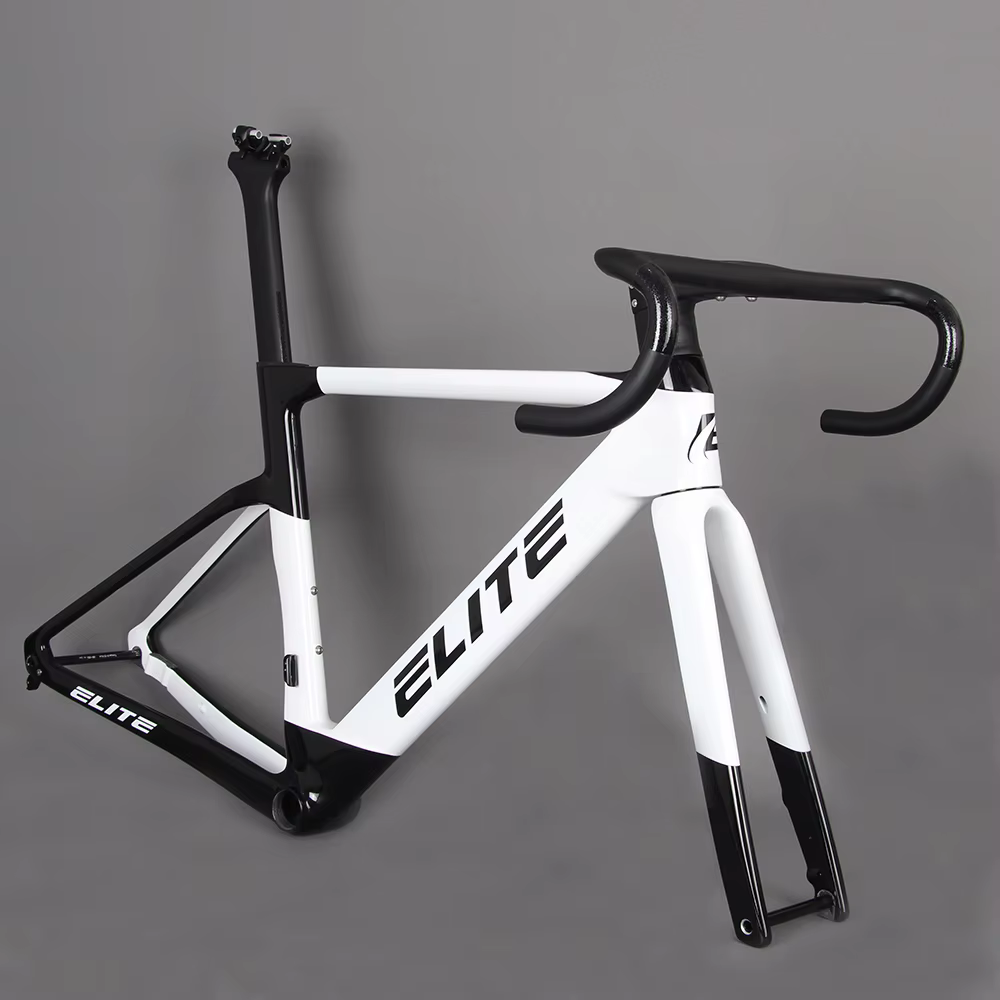Cadre de vélo de route ultraléger en Fiber de carbone T1000 700 * 28C BB86