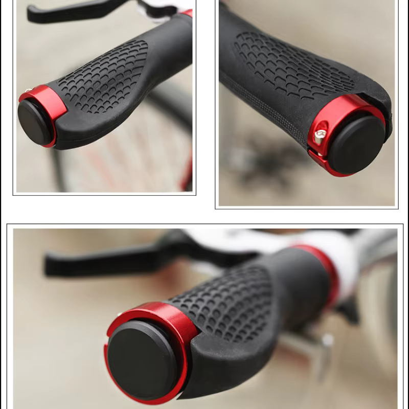 Poignées de guidon de vélo antidérapantes en Silicone