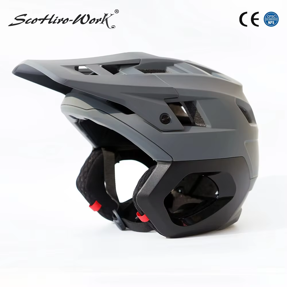 Nouveau casque de vélo 3/4 vtt demi-visage
