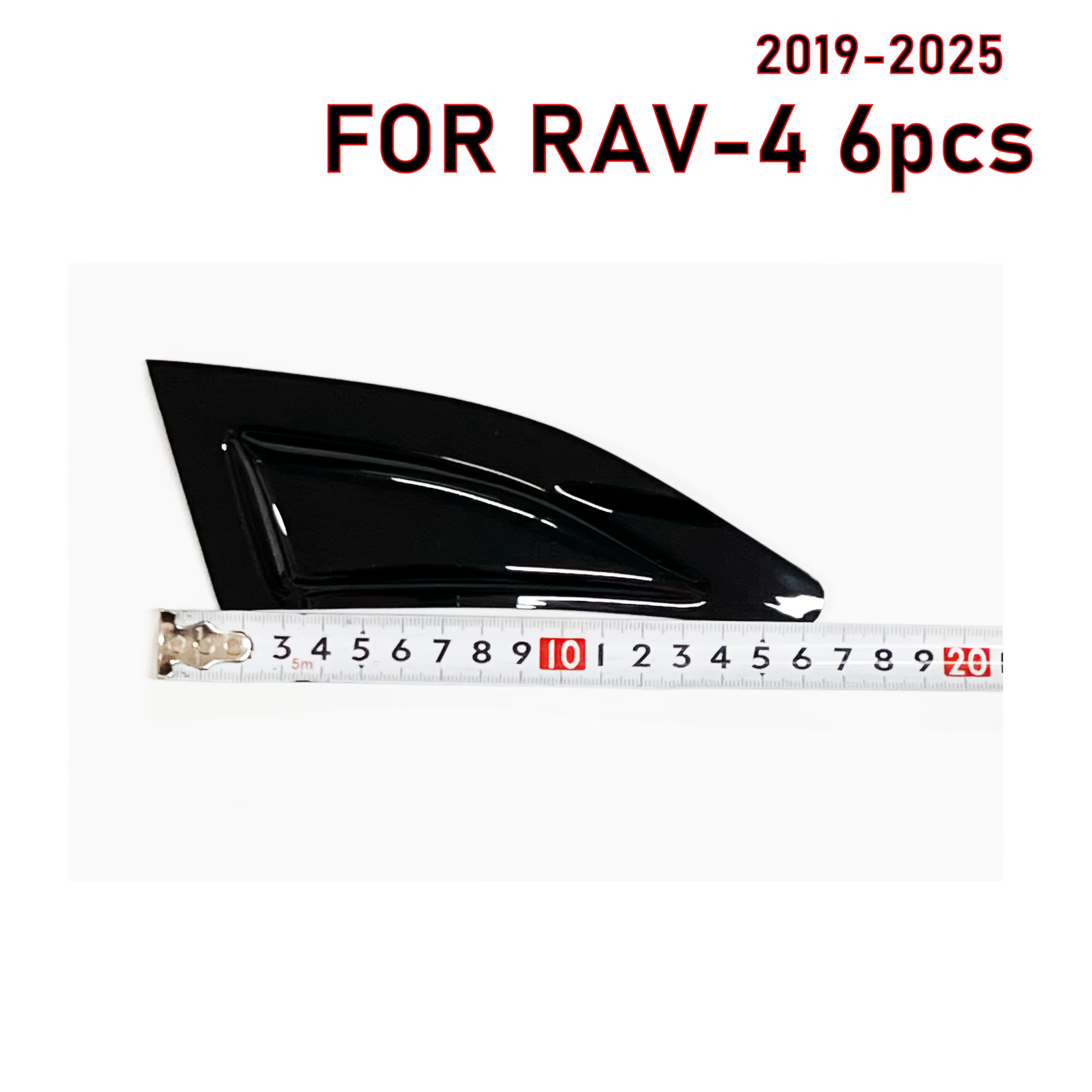 6 pare-soleil de fenêtre de voiture dernier modèle pour RAV4 Rav-4 2019-2025, pare-pluie de fenêtre, déflecteurs de fenêtre