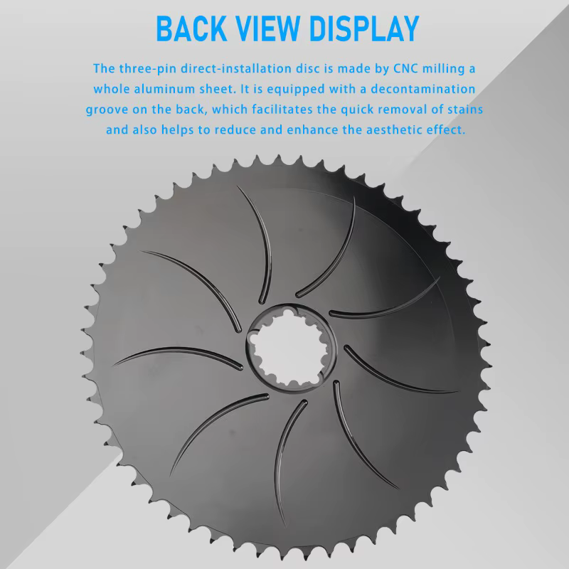 Plateau de pédalier RIRO DM pour vélo de route 40T 42T 44T 46T 48T 50T 52T 56T 58T pour SRAM 9/10/11/12S à montage direct