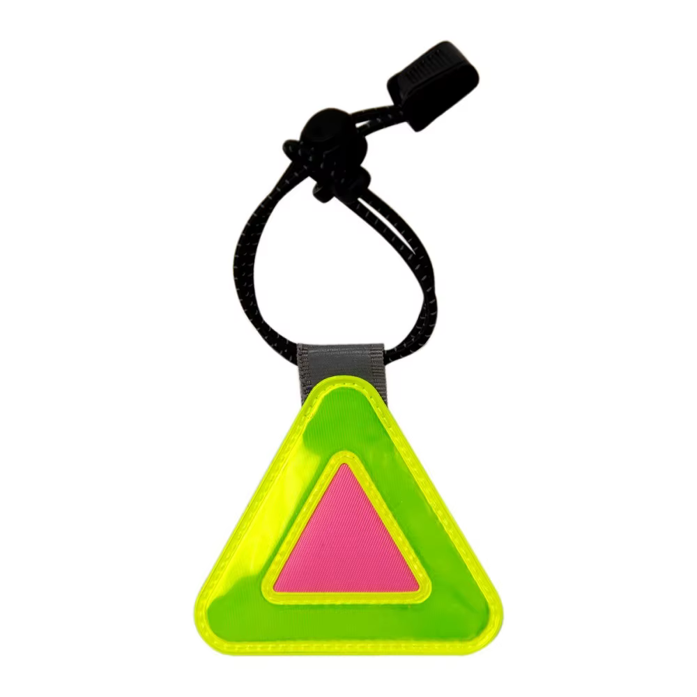 1 réflecteur triangulaire de sécurité pour selle de vélo