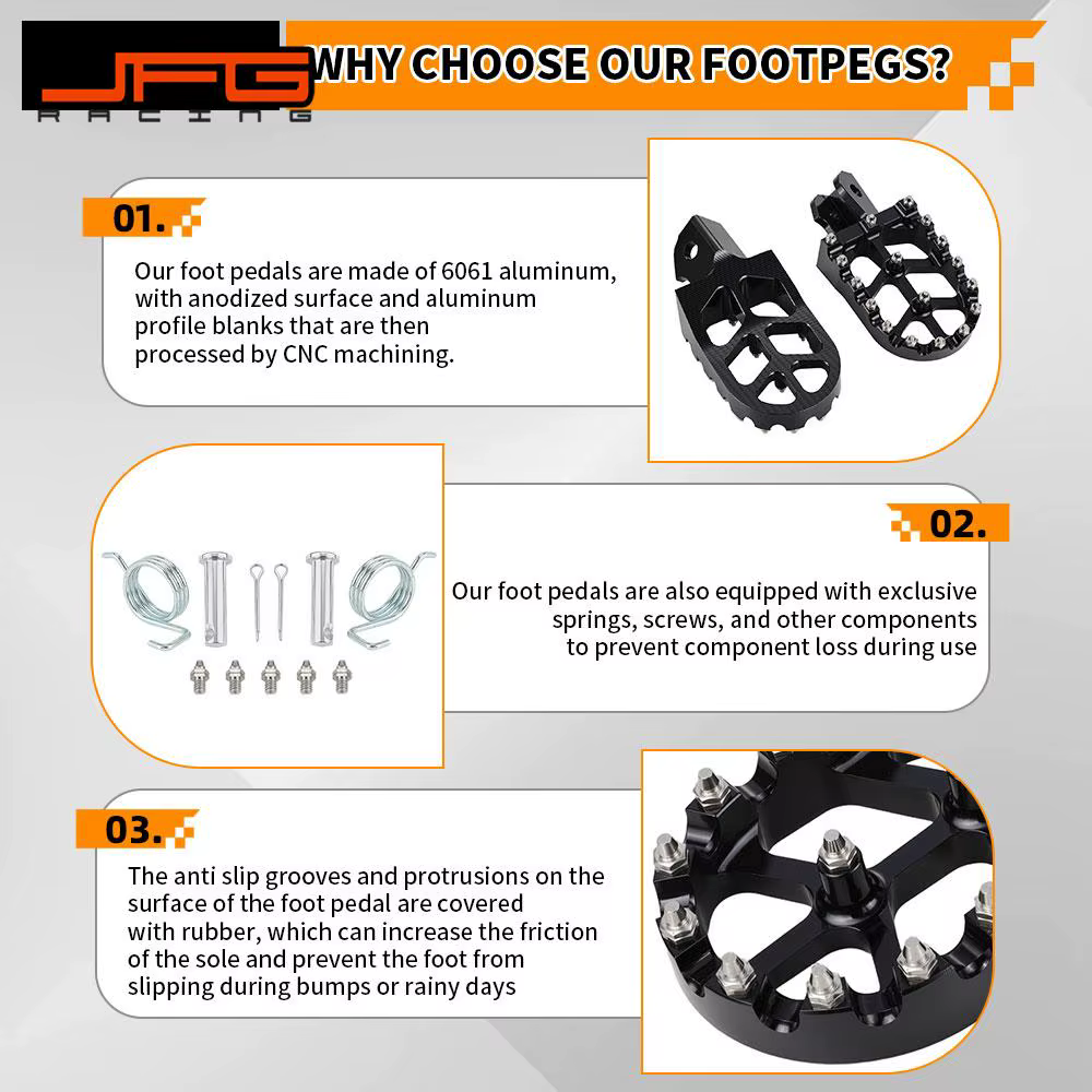 Repose-pieds pour moto électrique tout-terrain Surron Lightbee Talaria