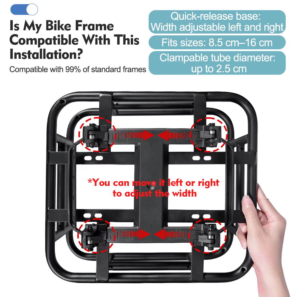 Panier de vélo arrière